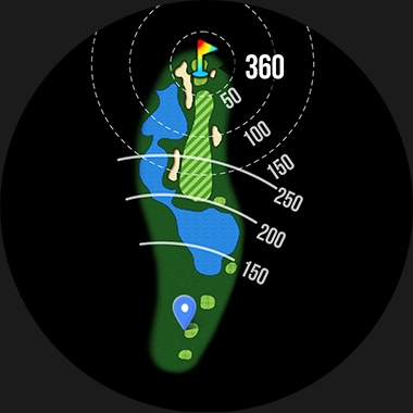 Golf gps app for best sale samsung watch