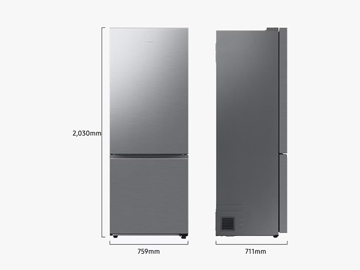 Standard american fridge freezer size outlet