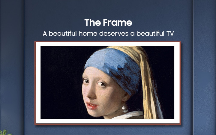 The Frame is displaying Mona Lisa on its screen.