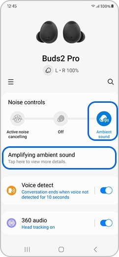 How To Use The Galaxy Buds2 Pro Ambient Sound Features Samsung Ireland 2669