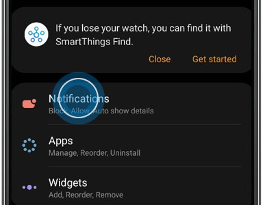 whatsapp call notification on galaxy watch