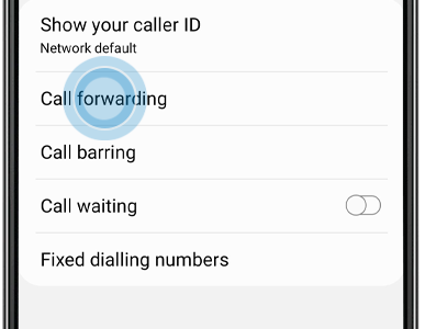 Tap call forwarding