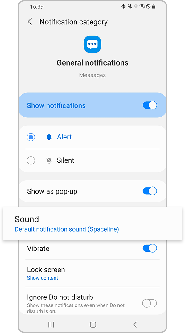 How to set a music file as a notification sound for apps on your Galaxy