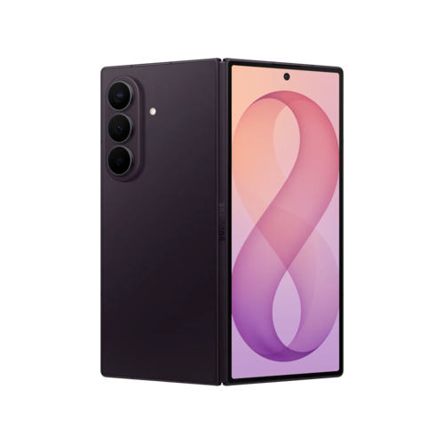 Violet Shadow foldable smartphone with Google AI Pro
