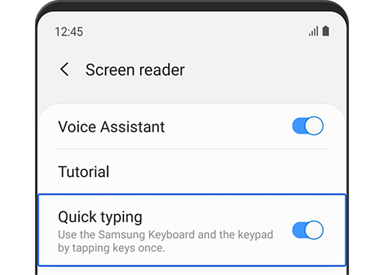 Mobile Voice Assistant Accessibility Samsung Uk