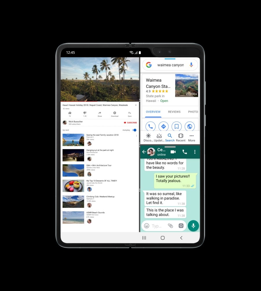 galaxy fold screen resolution