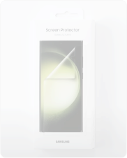 1.	A Galaxy S23 Ultra showing a colourful pattern on the screen is shown with a play button on top of the overly to show customers they can watch a video to show them how to switch from Android. 