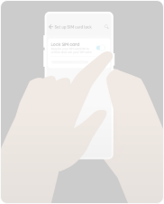 1.	A Galaxy S22 Ultra showing a colourful pattern on the screen is shown with a play button on top of the overly to show customers they can watch a video to show them how to switch from Android. 