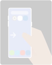1.	A Galaxy S22 Ultra showing a colourful pattern on the screen is shown with a play button on top of the overly to show customers they can watch a video to show them how to switch from Android. 