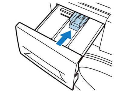 Replace detergent drawer in washing machine