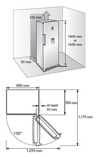 How do I set up my One Door Samsung refrigerator?