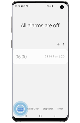 Set and edit alarms on your Galaxy phone or tablet