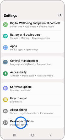 How I turn on the Developer Options menu on my Samsung Galaxy | UK