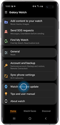 galaxy watch 3 facebook messenger