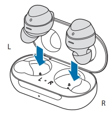 How do I pair and setup my galaxy buds?