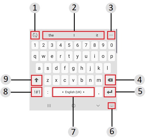 How do I use the keyboard on my phone? | Samsung UK