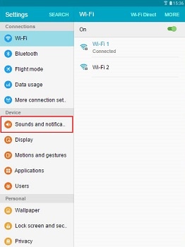 How do I adjust the volume on my Samsung Galaxy Tab Pro S?