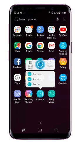 screen share samsung s9