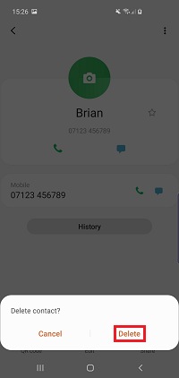 How do I manage my contacts? Samsung UK