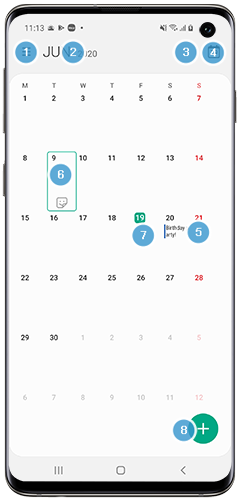 How do I use the Samsung calendar app? Samsung United Kingdom