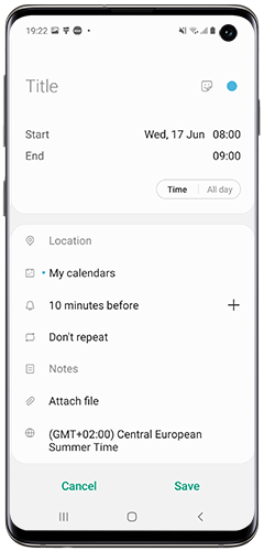 How do I use the Samsung calendar app? | Samsung IE