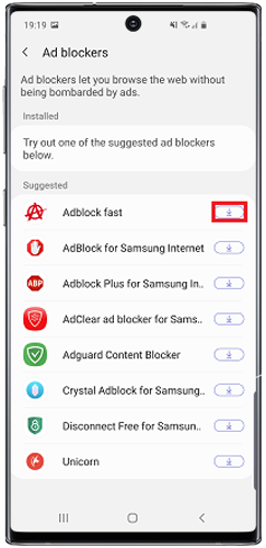 Tap the download icon