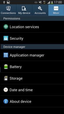 how to check mac address in samsung phone