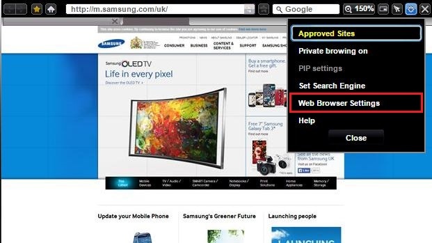 How Do I Clear The Internet Browser History On My Smart Tv Samsung Uk