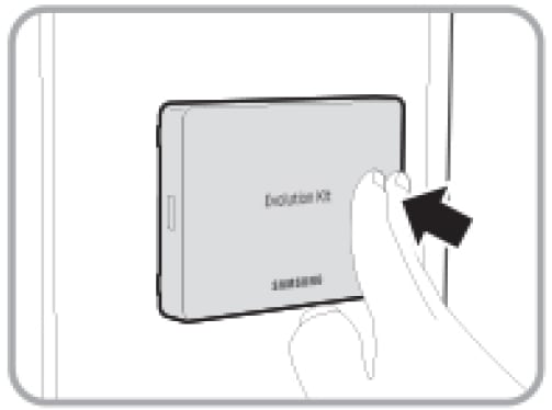 How do I install an Evolution Kit on my ES7000 or ES8000 Samsung TV?