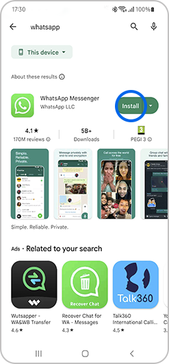 How to Install WhatsApp on Galaxy Watch 4