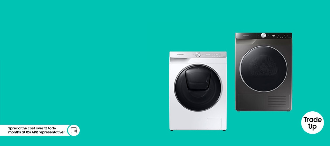 Get up to £150 off selected laundry appliances