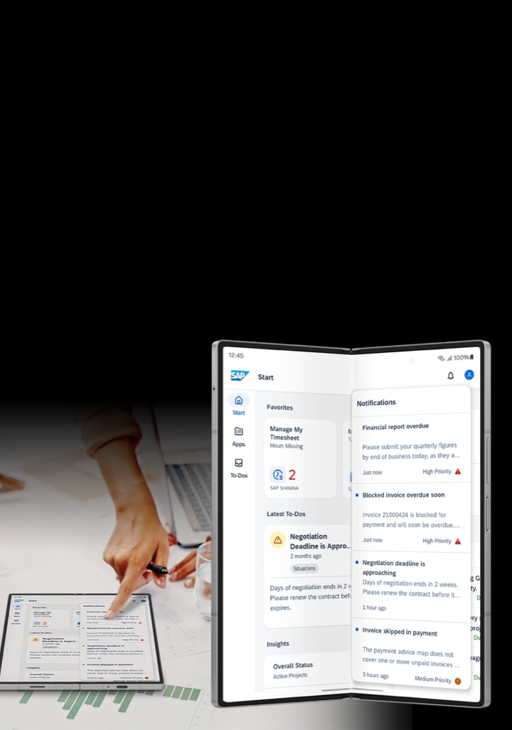 SAP Mobile Start for Galaxy Z Fold6