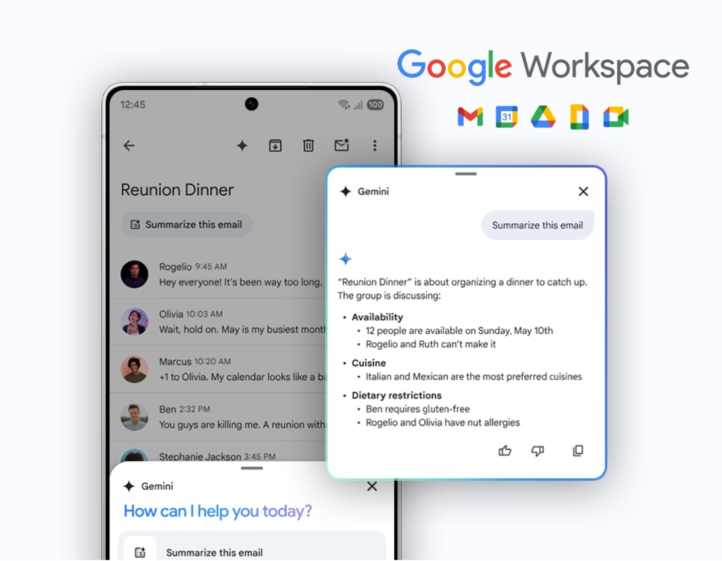 Google Workspace for Galaxy S25 Series