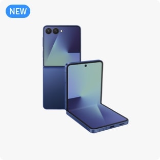 A product shot of Galaxy Z Flip7