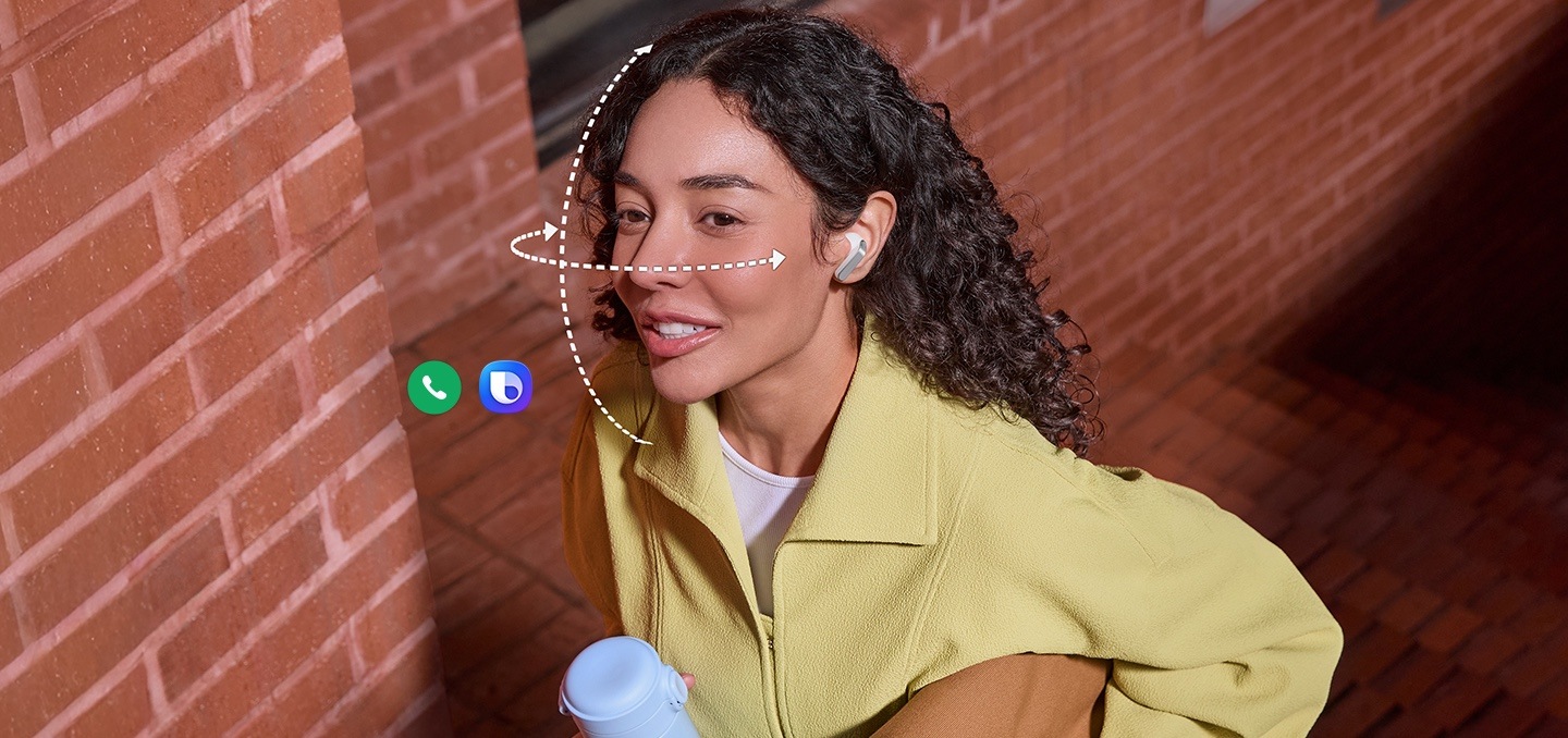 אוזניות אלחוטיות עם ביטול רעשים אקטיבי Galaxy Buds4 מבית Samsung