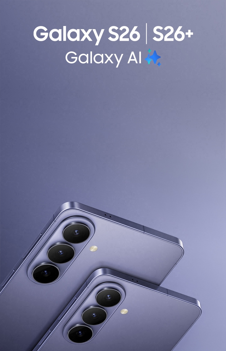Galaxy S26 and S26 Plus official Samsung visual