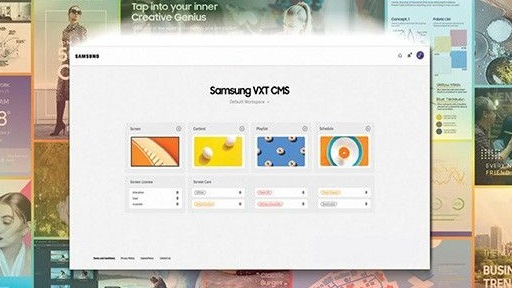 Main Menu - Samsung VXT CMS - samsung