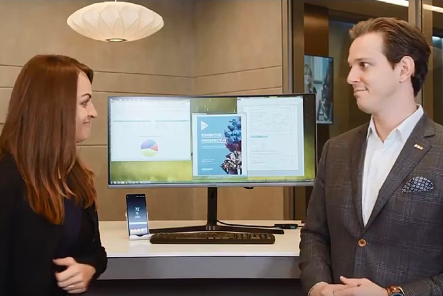 Connecting Monitors with USBC and Daisy Chain Samsung Business US