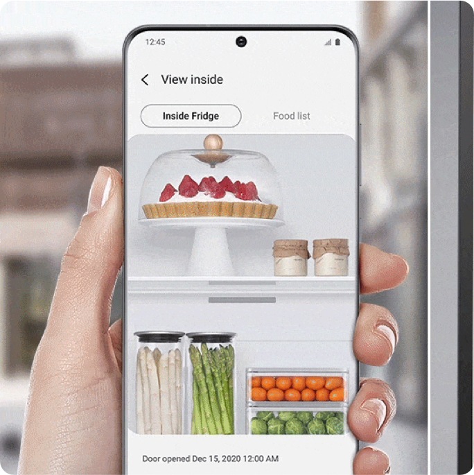 Augmented Reality: Augmented reality (AR) technology will allow you to see what's inside your fridge without opening the door.