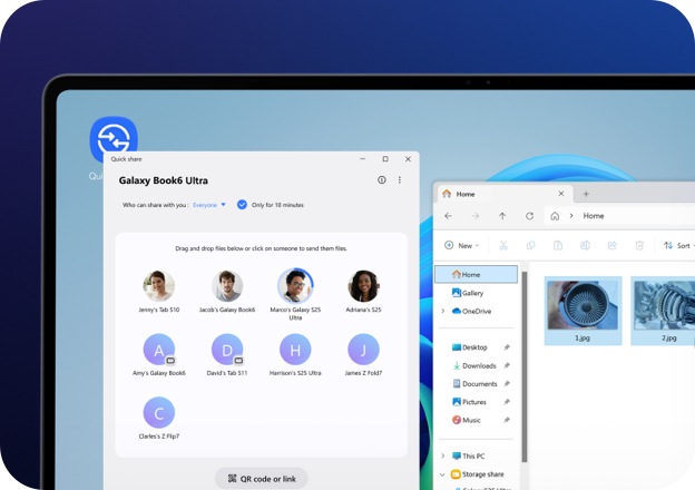 Seamless file sharing