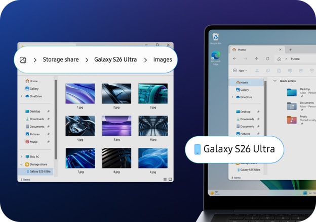 Access phone storage from your PC