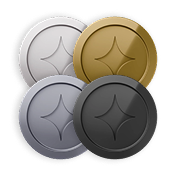 Samsung Rewards Silver, Gold, Platinum and VIP Advantage tier icons.