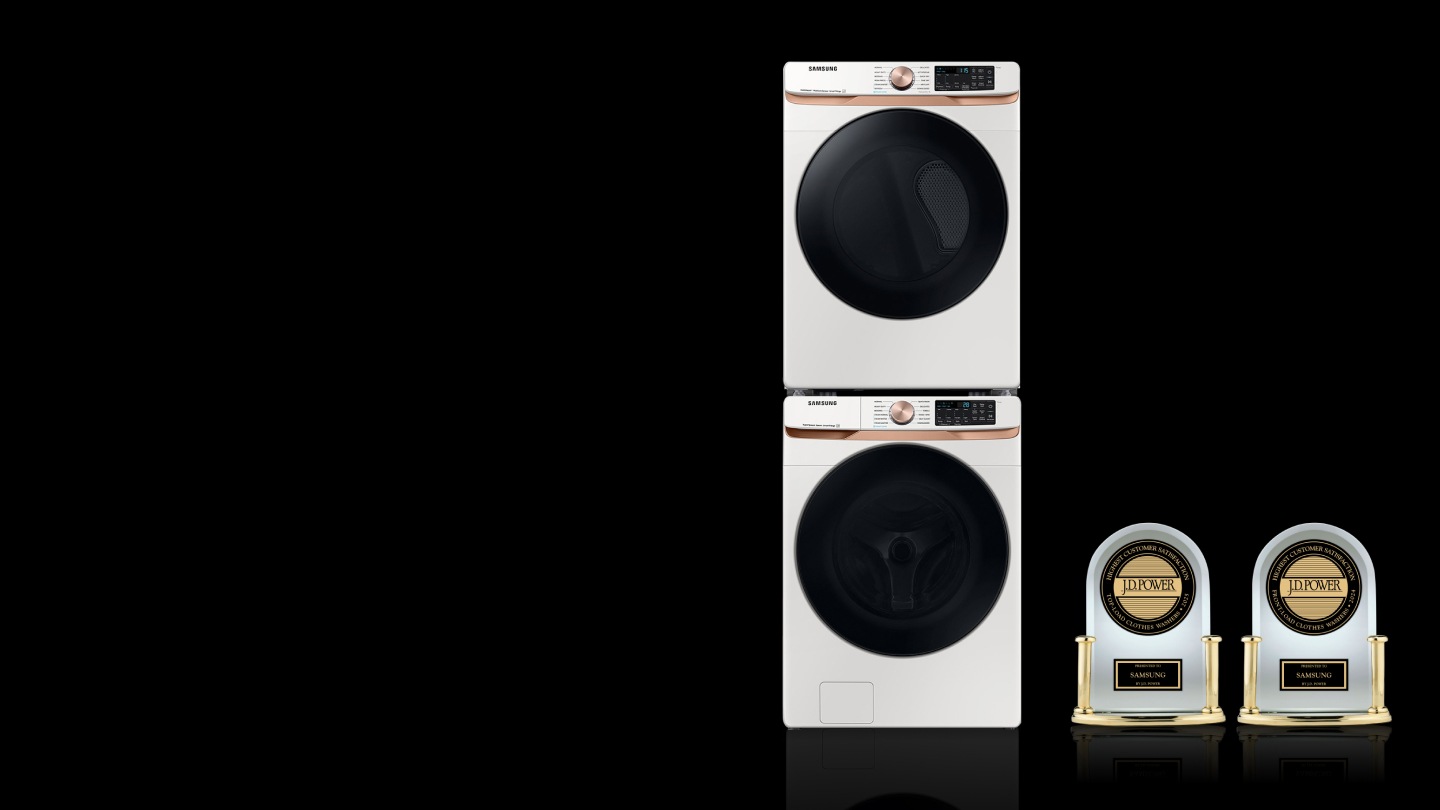 Washing machine and dryer set with 2 J.D. Power awards