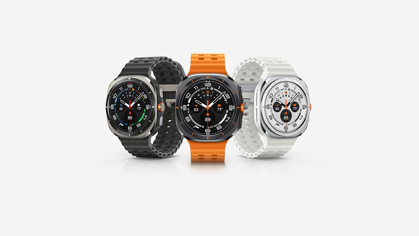 A high-resolution image featuring the stylish Galaxy Watch Ultra.