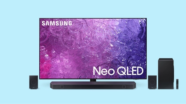 Samsung tv cheap and soundbar deal