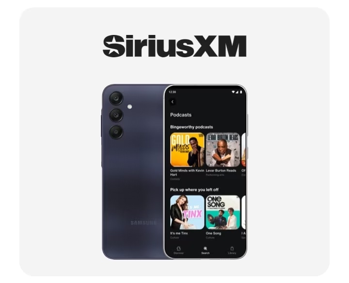 4 months free of SiriusXM streaming