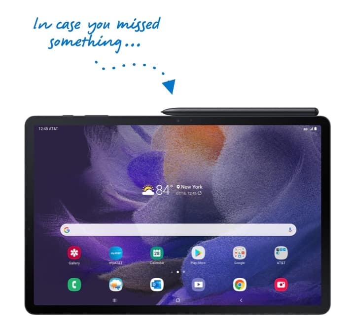 Samsung - Tablette Galaxy Tab S7 FE ( 6 Go / 128 Go ) - Noir