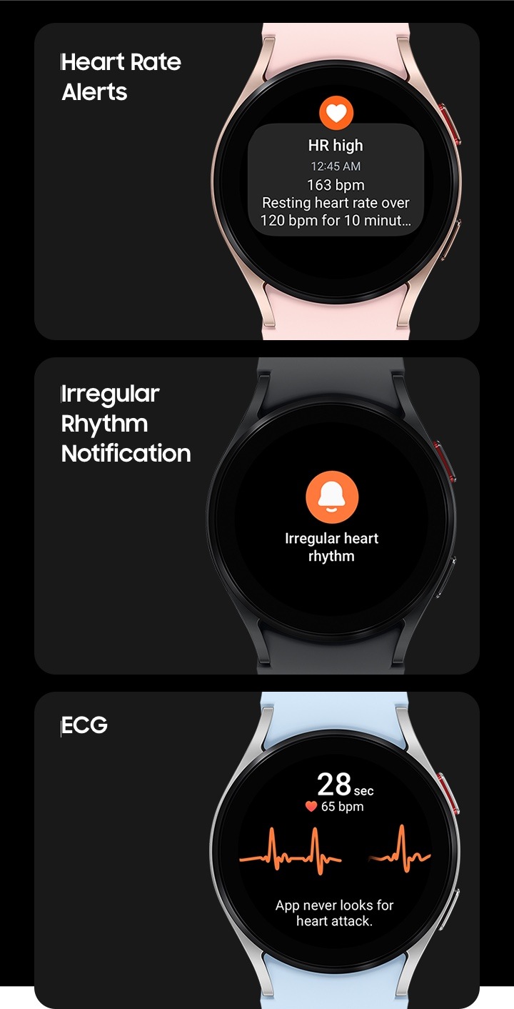 Rhythm Notification Heart Rate On Galaxy Watch Heart Rate Samsung
