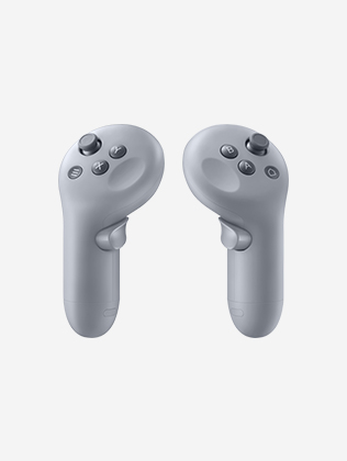 A pair of Galaxy XR Controller.
