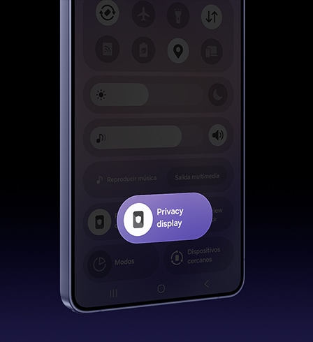 Controles de la pantalla de privacidad del Galaxy S26 Ultra